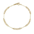 Pulsera Bocelada de Oro de 9 Quilates