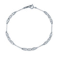 Pulsera de Oro de 9 Quilates con Circonitas