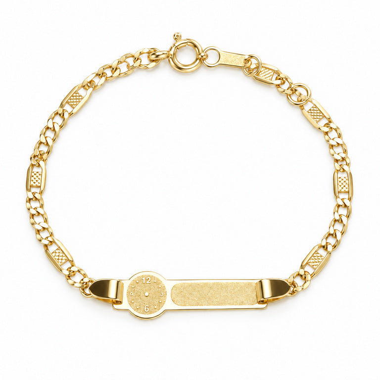 Pulsera Nomeolvides de Oro de 18 Quilates para Bebé