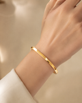 Pulsera Esclava Lisa de Acero