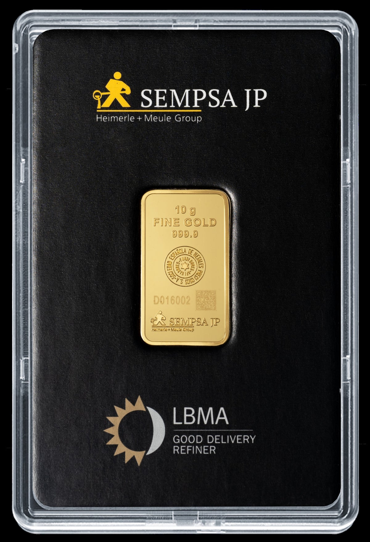 Lingote de Oro SEMPSA de 10 gramos