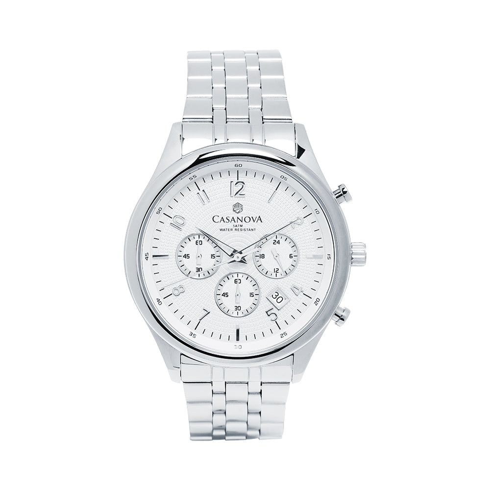 Reloj de Hombre Casanova Chrono con Correa de Acero