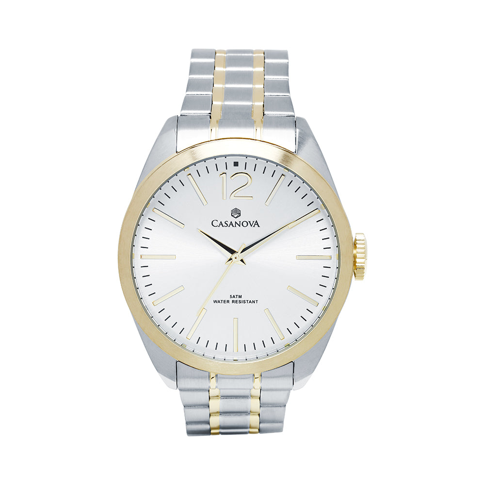 Reloj Hombre Casanova Classic con Correa de Acero Bicolor