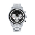 Reloj Casanova Chrono con Correa de Acero en Negro