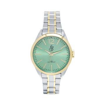 Fg Classic - Ligth Green Dial con Correa Bicolor