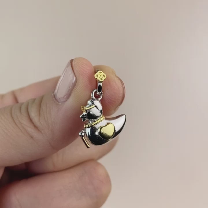 Colgante Patito Abuela de Plata de Ley 925