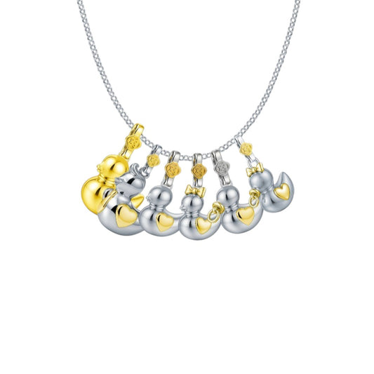 Crea tu Combinación de Familia de Patitos en Plata by CUSTOMIMA