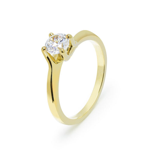 Anillo Bellis Diamante de 0,50 Quilates en Oro Amarillo