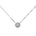 Gargantilla Dita de Oro Blanco de 18 Quilates con Diamantes