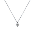 Gargantilla Elvire de Oro Blanco 18K con Diamante