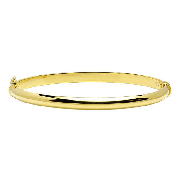 Pulsera Esclava Lisa en Oro Amarillo 9 Kilates